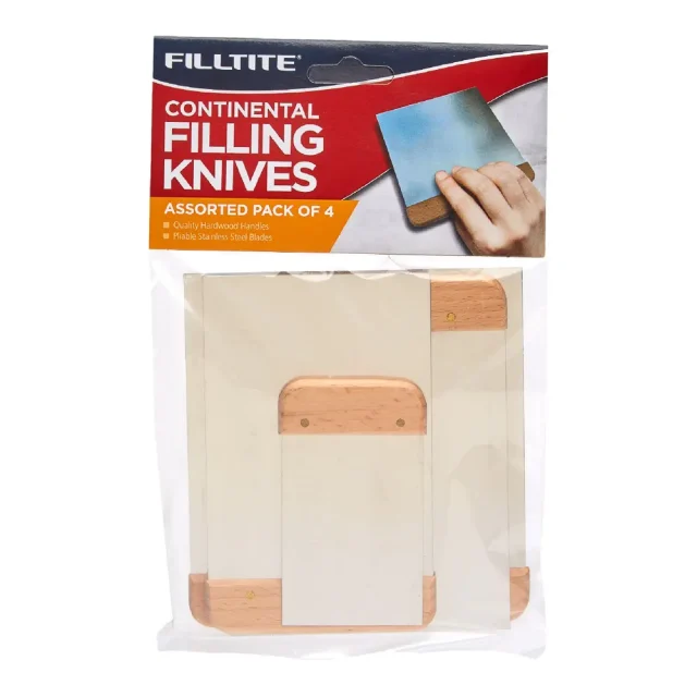 Pack of 4 Filltite continental filling knives