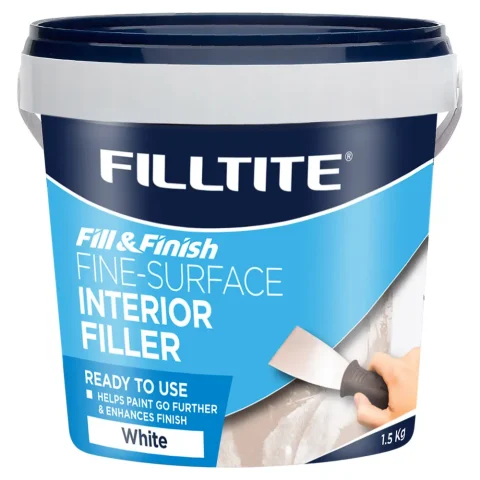 Tub of Filltite fine surface interior filler 1.5kg