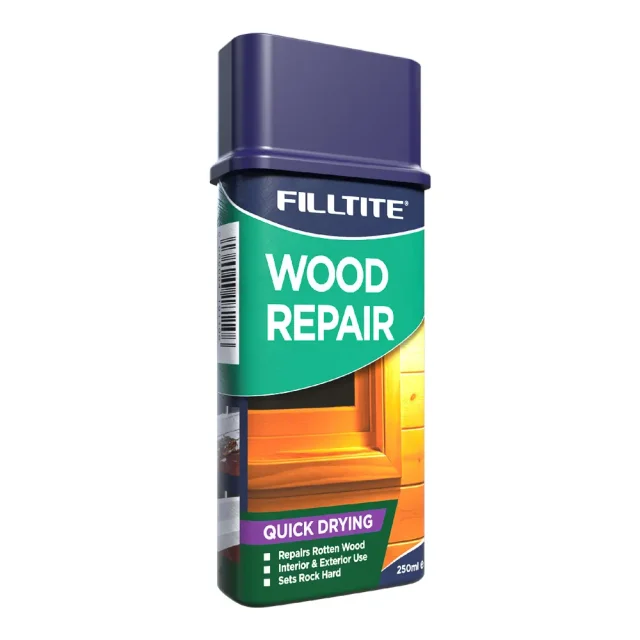 Tin of Filltite quick drying wood repair resin 250ml