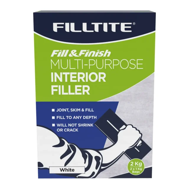 Box of Filltite multi purpose interior filler 2.0kg