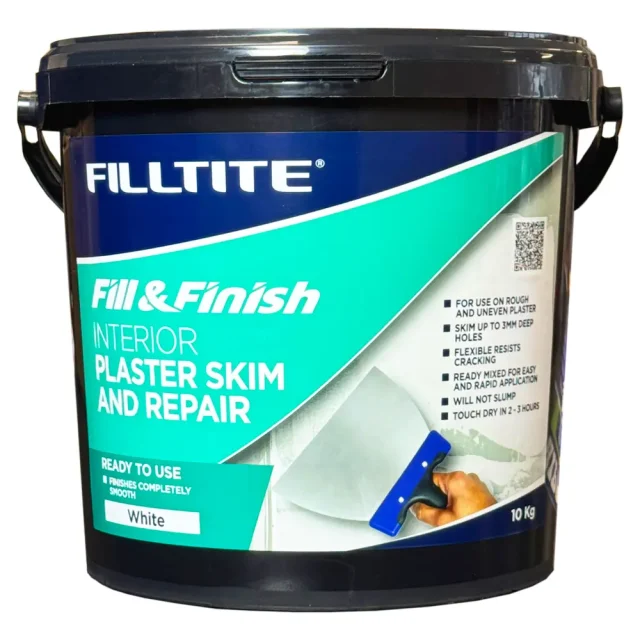 Bucket of Filltite ready to use plaster skim and repair